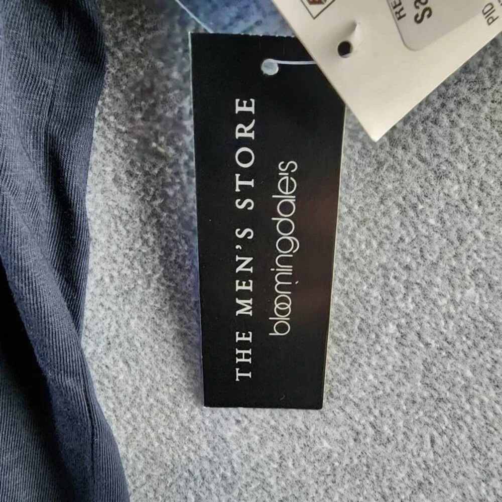 The Men's Store at Bloomingdale's Supima Cotton T-Shirt M True Navy Pullover - Picture 8 of 12